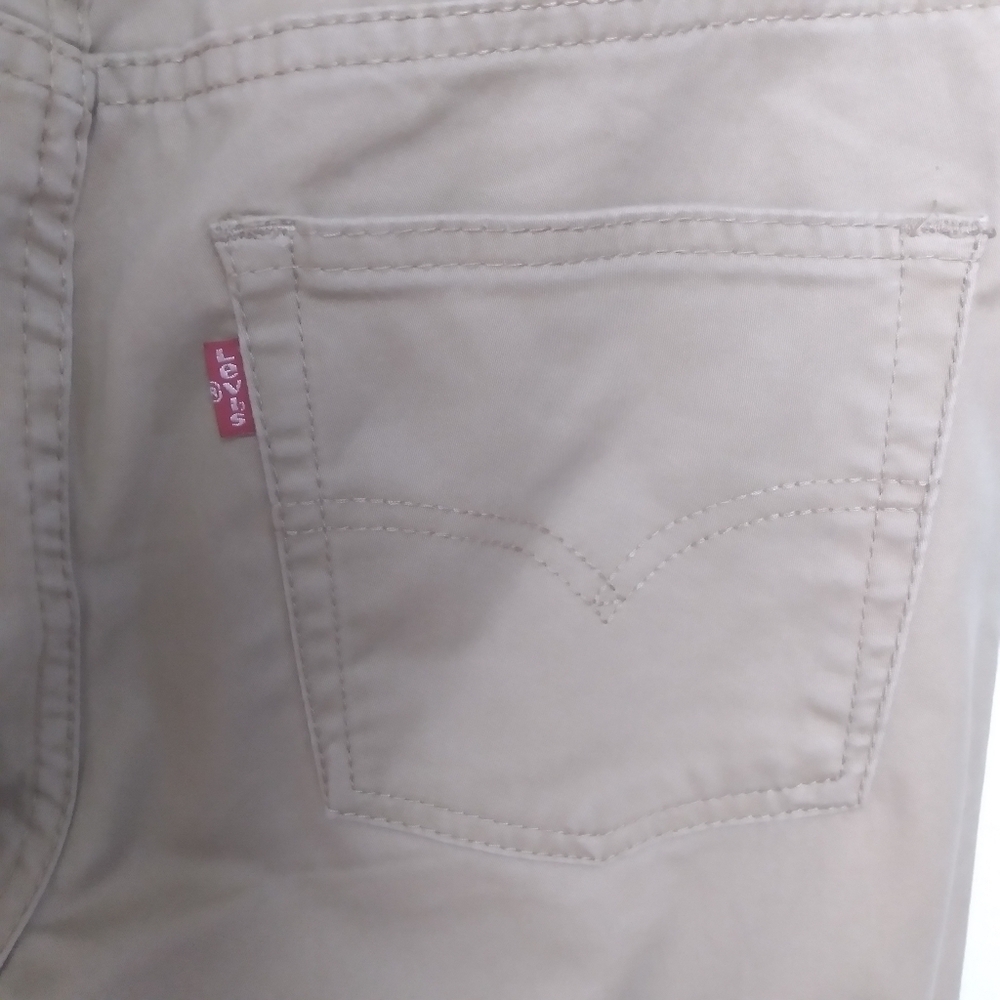 Levi's Men's 511 Slim Khaki Tan Adjustable Waist Casual Pants Size 29 x 31 - Picture 7 of 14